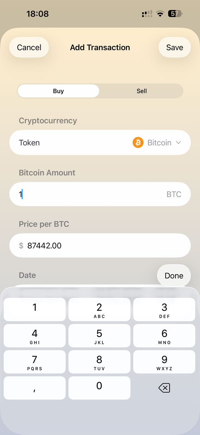 DecentWealth App Screenshot 1